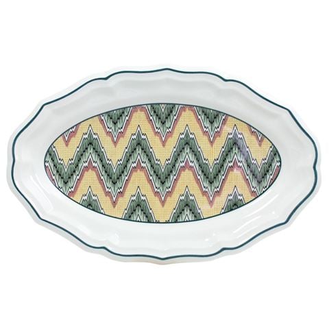 Gien Dominote Oval Platter - Peter's of Kensington