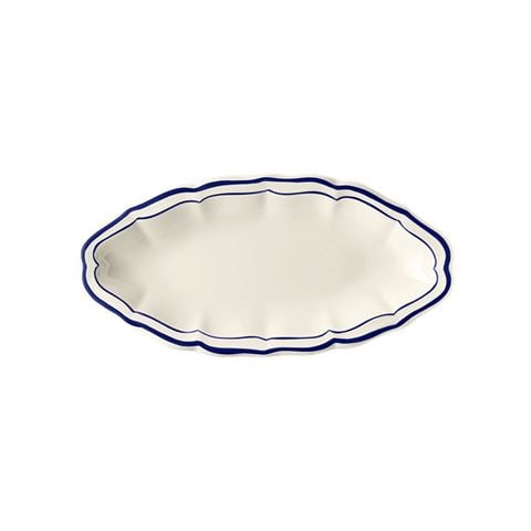 Gien - Pickle Dish Filet Cobalt 26.5cm