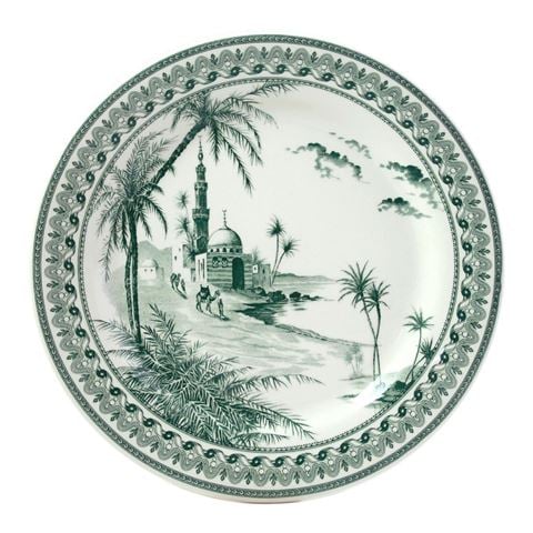 Gien - Les Dépareillées Vue d’Orient Dinner Plate Set 4pce