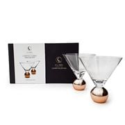 Clinq - Copper Martini Glasses 2pce