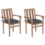 Antibes Outdoor - Garden Chairs w/Cushion Set 2pce