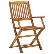Antibes Outdoor - Folding Outdoor Chairs Acacia Wood 4pce