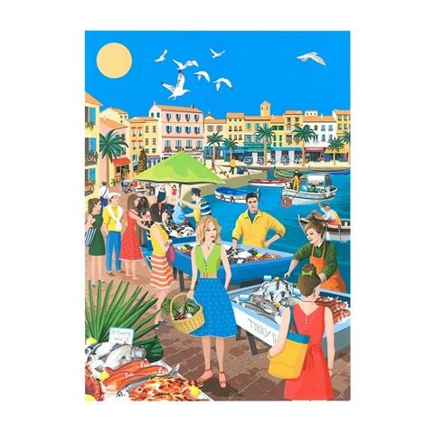 L'Ensoleillade - Tea Towel Retour De Peche