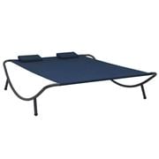 Antibes Outdoor - Outdoor Lounge Bed Fabric Blue