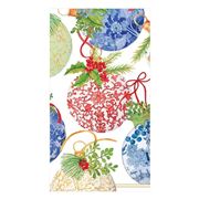 Caspari - Porcelain Ornaments Paper Guest Towel Napkins 15pc