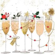 Paper Products Design - Champagne Glasses Lunch Napkin 20pc