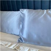 Silk Magnolia - Pure Silk Pillowcase Ocean Blue 50x70cm