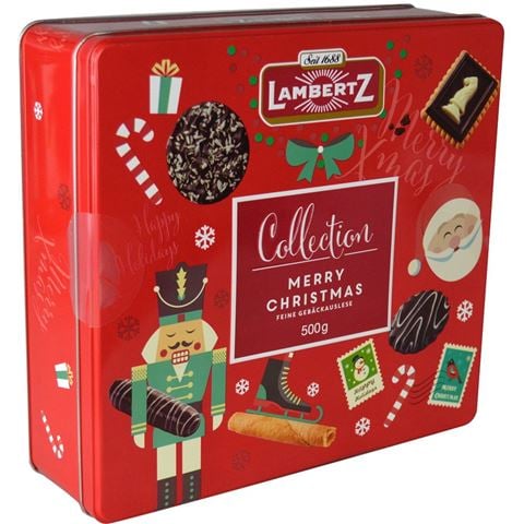 Lambertz - Nutcracker Cookies Tin 500g