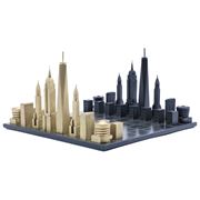 Skyline Chess - Luxury Bronze New York w/ Corian Map Board