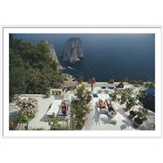 Slim Aarons - Il Canille White Frame 127x86cm