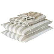 French Signature - Flat/Fitted Sheet Set Large Stripes 2pce