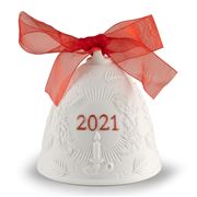 Lladro - 2021 Christmas Bell White/Red