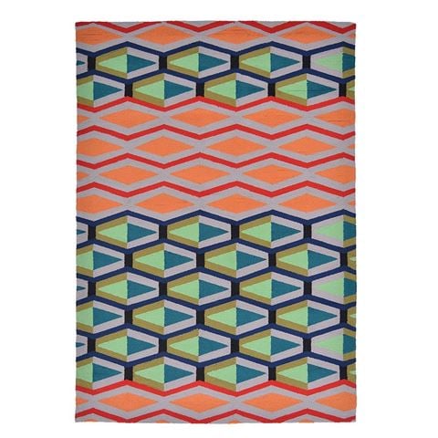 Scion Composition Amber Multi Pure New Wool Rug 280x200cm - Peter's of Kensington