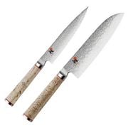 Miyabi - 5000MCD Birchwood Shotoh & Santoku Knife Set 2pce