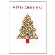 Candle Bark - Single Freckle Christmas Tree Card