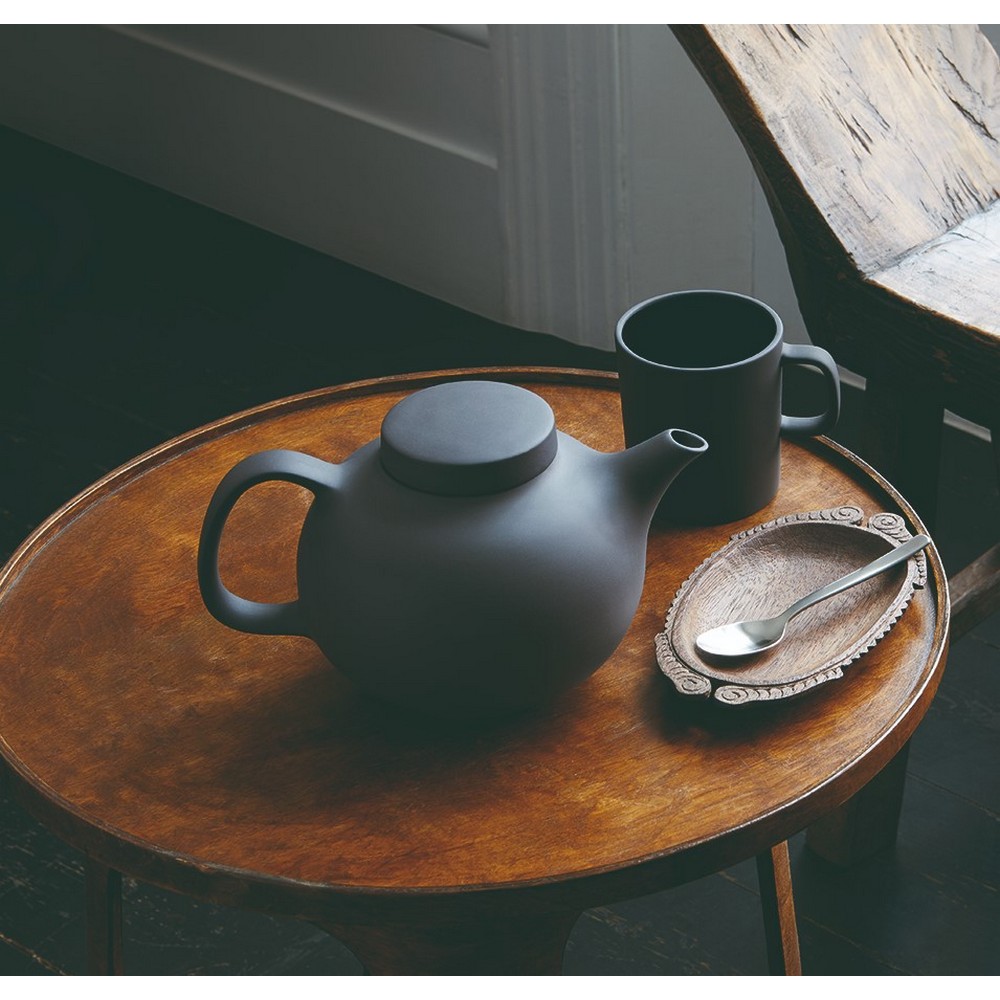 Royal Doulton Barber Osgerby Olio Black Teapot Peter's of Kensington