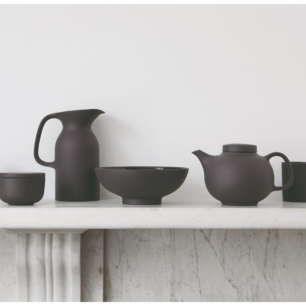 Royal Doulton - Barber Osgerby Olio Black Teapot | Peter's of