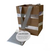 Candle Bark - Gift Bags Silver Stripe Small