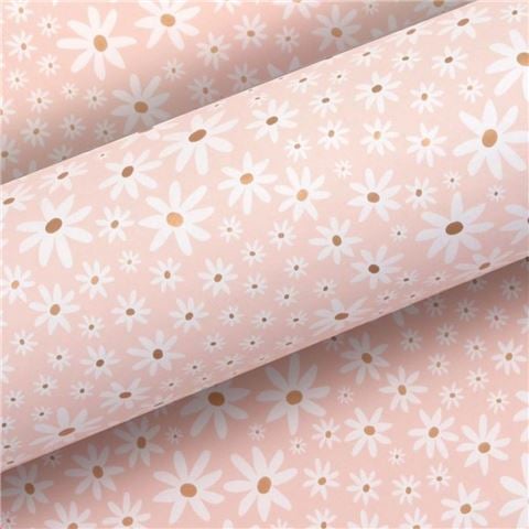 Vandoros - Daisy Chain Champagne Wrapping Paper 76cm x 2.5m