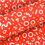 Vandoros - Squiggle Poppy Wrapping Paper 76cm x 2.5m