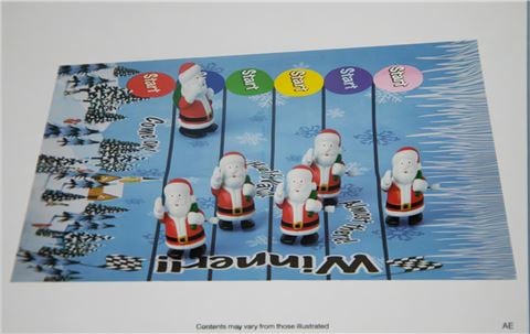 Olde English Cracker Co - Racing Santa Bonbon Set 6pce