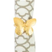 Peter's - Butterfly Napkin Ring Gold