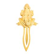 Peter's - Gold Frog Book Mark