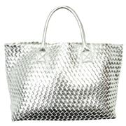 Sorena - Summer Collection Ivy Tote Bag Silver w/Clutch