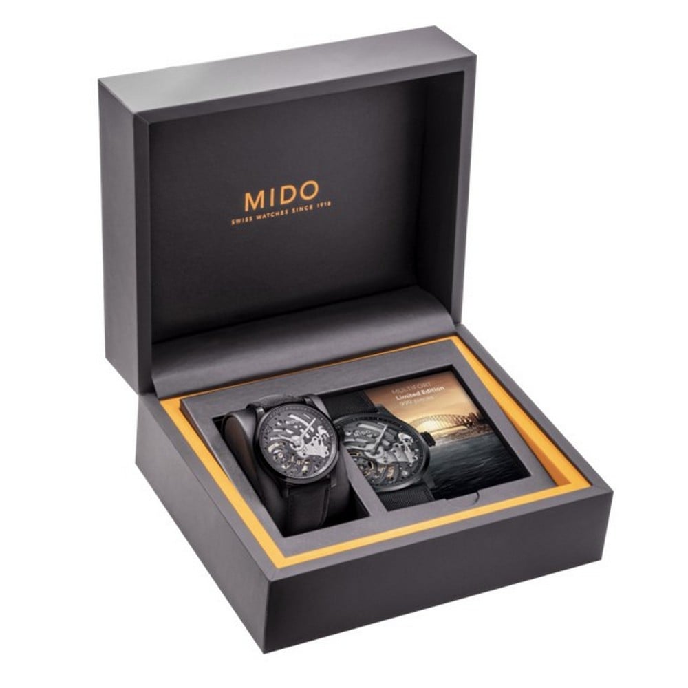 Mido Ltd. Ed. Multifort Auto. Mechanical Skeleton Watch 44mm