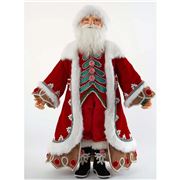 Katherine's Collection - Gingerbread Santa Doll 60cm