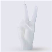 Candle Hand - Peace Candle White 360g