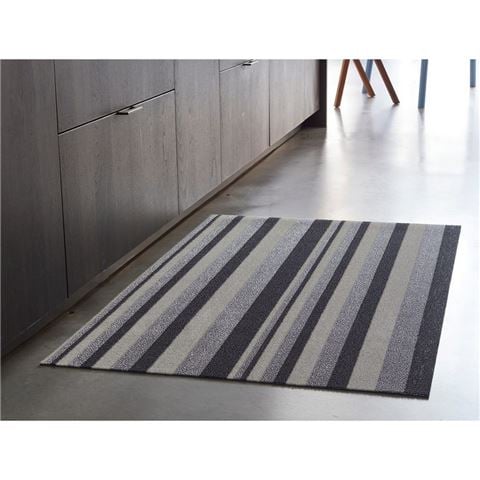 Chilewich - Bounce Stripe Shag Big Mat Moonlight 91x152cm