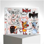 Ligne Blanche - Jean-Michel Basquiat Tray Batman 20x16cm