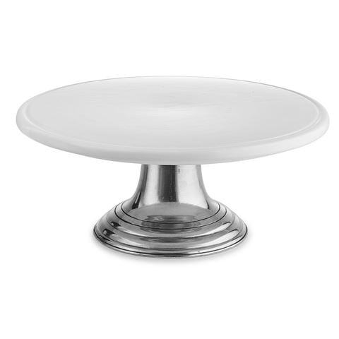Brilliant Bianco Pedestal Cake Plate and Dome 30cm