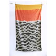 Aelia Anna - Beach Towel Nisyros Astakos & Yellow 94x180cm