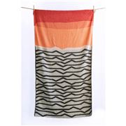 Aelia Anna - Beach Towel Nisyros Red & Coral 94x180cm