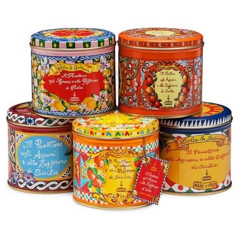 Dolce & Gabbana - Panettone Mini Yellow Tin 100g