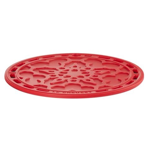 Le Creuset Silicone Trivet 20cm Cerise - Peter's of Kensington