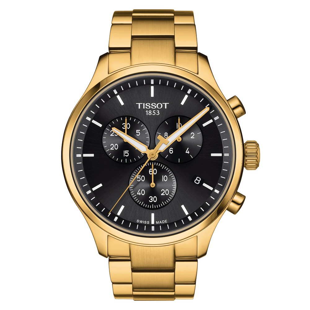 T-Sport Chrono XL Classic Blk Dial Gold 