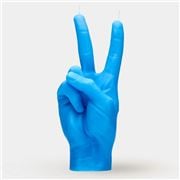 Candle Hand - Peace Candle Hand Blue 360g
