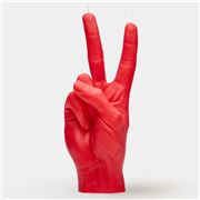 Candle Hand - Peace Candle Hand Red 360g