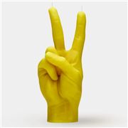 Candle Hand - Peace Candle Hand Yellow 360g
