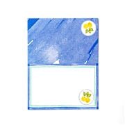 NO22 - Capri Vita Placecards Blue 10pce