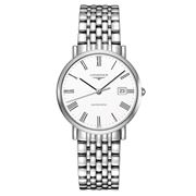Longines - Elegant White Dial Stainless Steel Watch 37mm