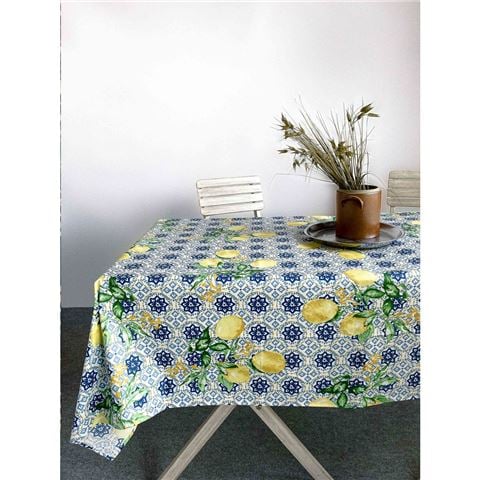 L'Ensoleillade Gorbio Cotton Tablecloth Coated 120x120cm - Peter's of Kensington