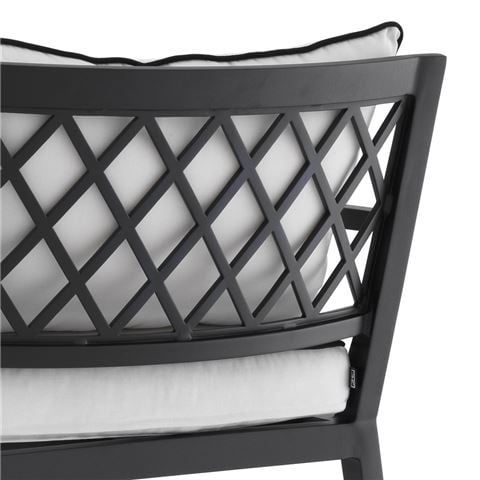 Vandenberg Chaise Lounge Bella Vista Outdoor Black - Peter's of Kensington