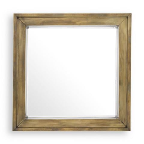 Vandenberg - Mirror Magenta Square Vintage Brass Finish