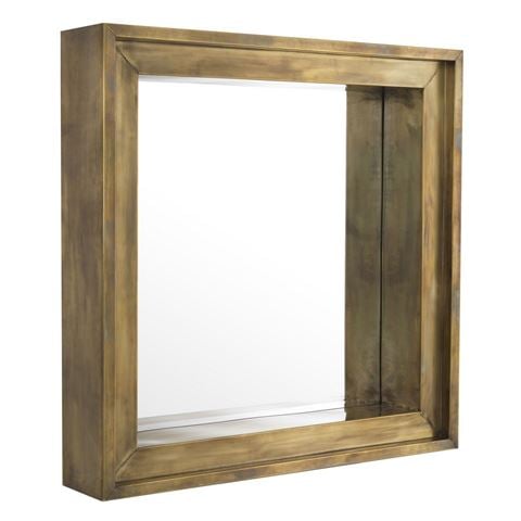 Vandenberg - Mirror Magenta Square Vintage Brass Finish