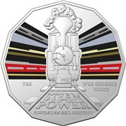RA Mint -  50cent Coin 2022 Australian Steam Train TAS