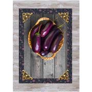 L'Ensoleillade - Tea Towel Bocaux Eggplant